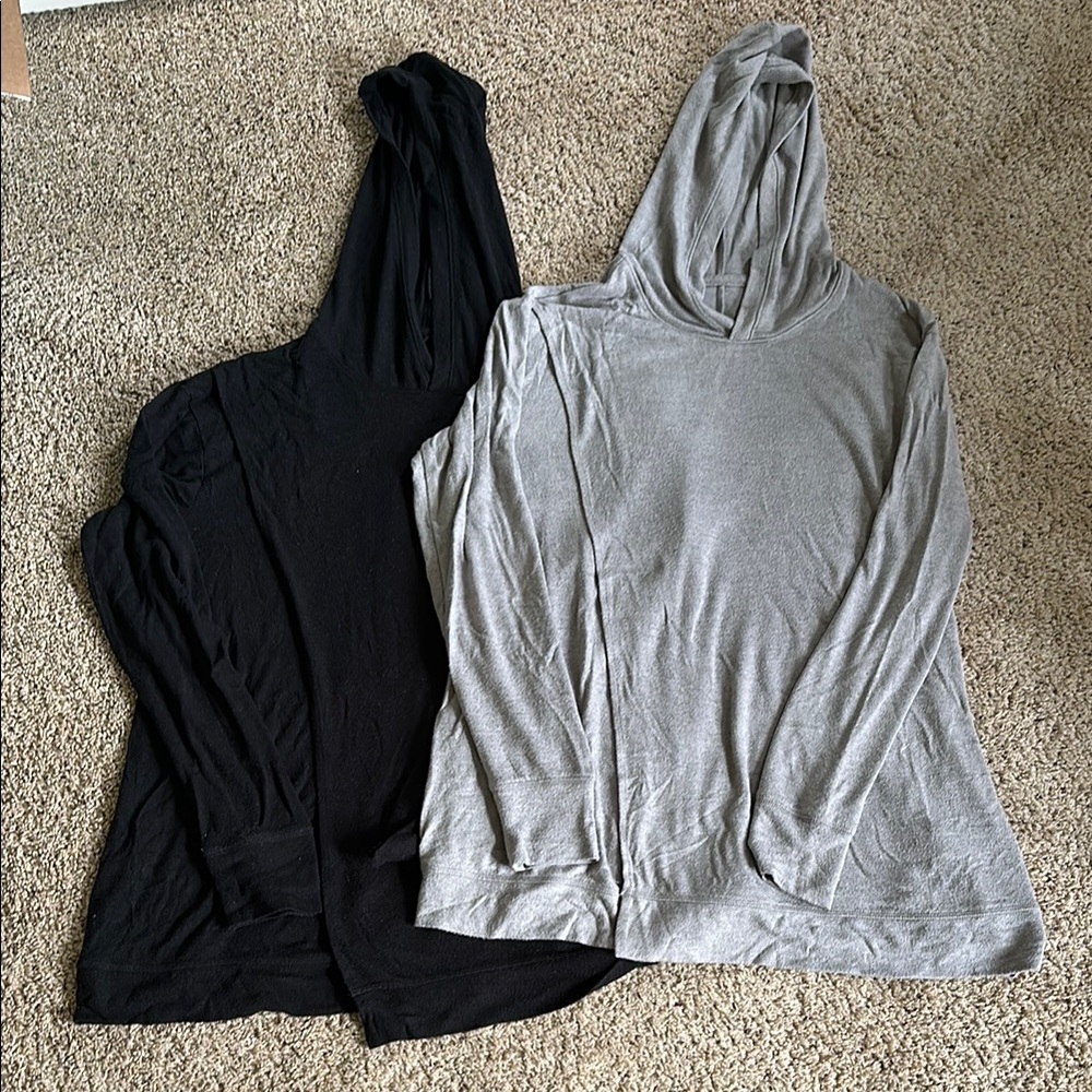 Isabel maternity, set of two nursing hoodie maternity sweatshirts, size M